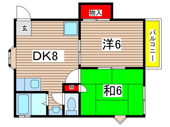 ラ－クの物件間取画像